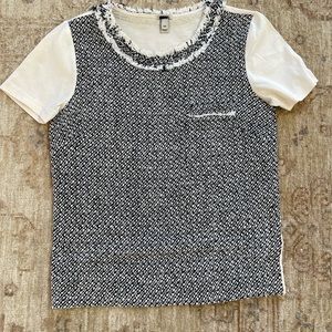 J Crew Woven textured shirt, XXS.